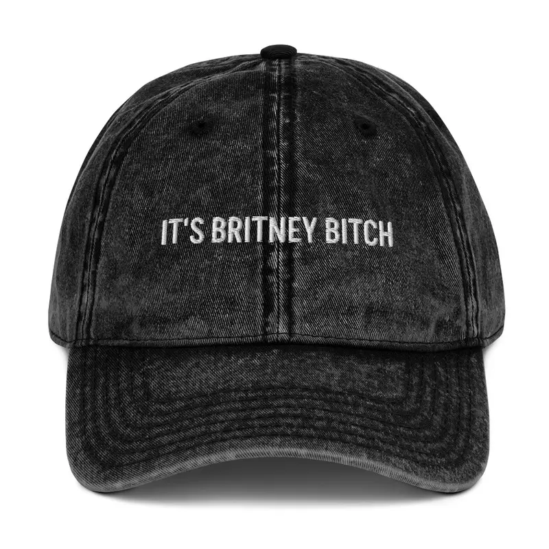 IT'S BRITNEY BITCH BLACK HAT